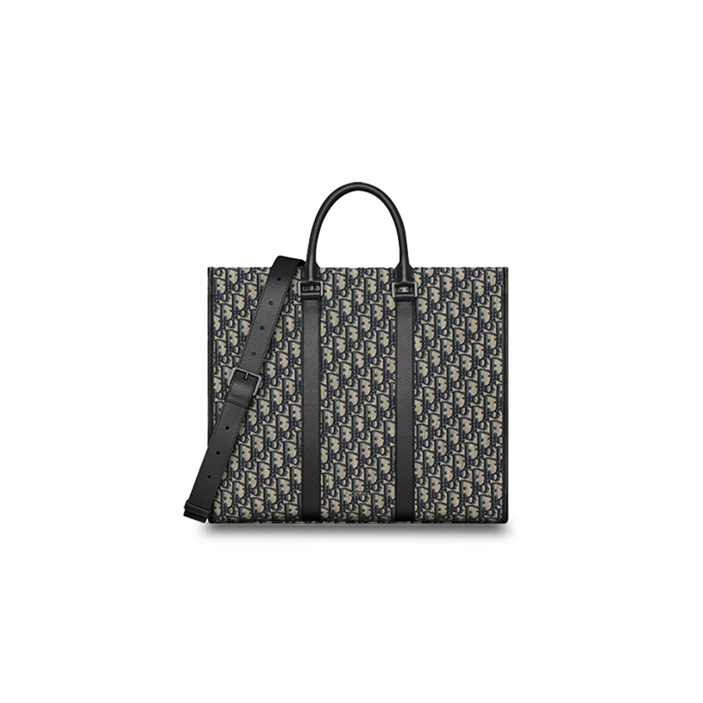 D*or east-west tote bag beige and black D*or oblique 1essh232yky-h27e (40.5*35*12cm)